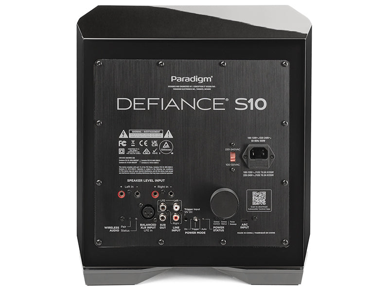 Paradigm Defiance S10 subwoofer