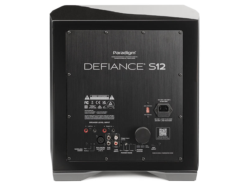 Paradigm Defiance S12 subwoofer