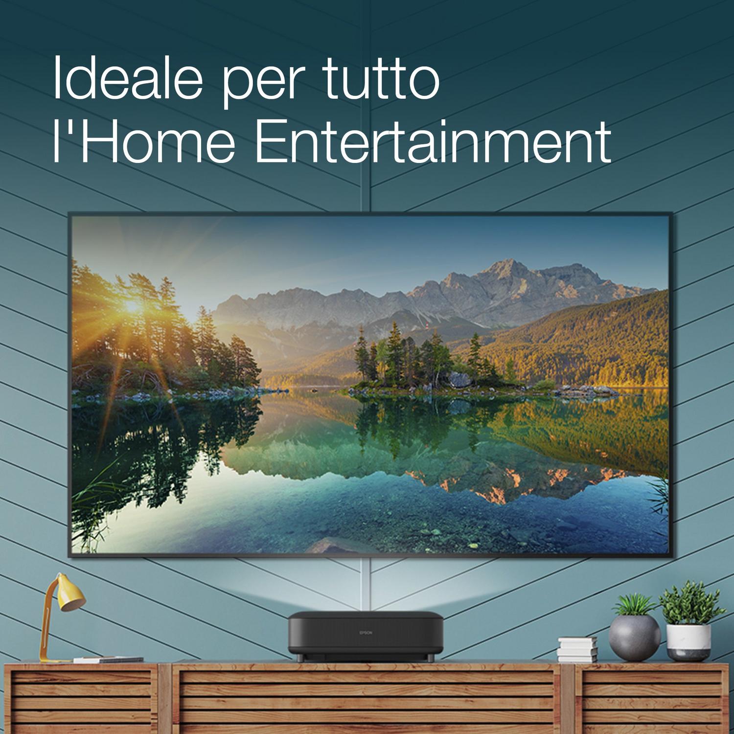EPSON EH-LS650 Proiettore Laser TV tiro corto