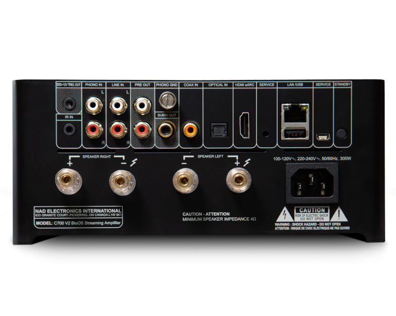 NAD C700 V2 Streaming Player Airplay 2 Amplificato