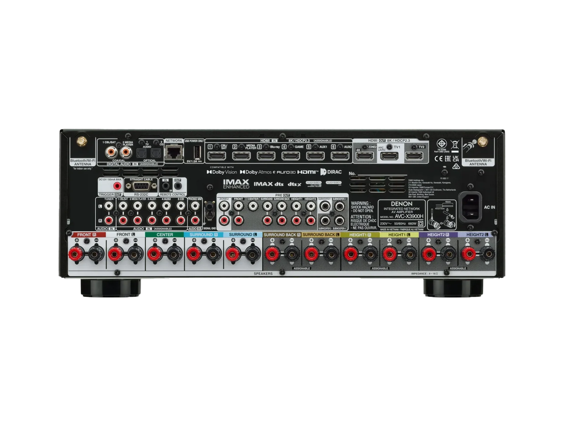Denon AVC-X3900H amplificatore AV 9.4 canali