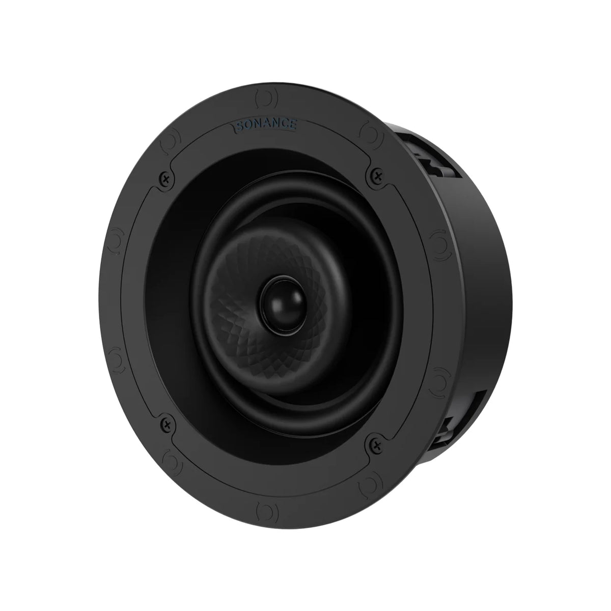 Sonance VX60R, diffusore da incasso a soffitto, vista frontale a 3/4