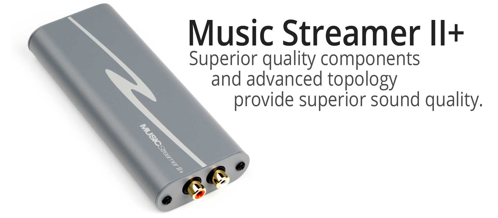Convertitore D/A USB D/A HIGH RESOLUTION TECHNOLOGIES Music Streamer II+