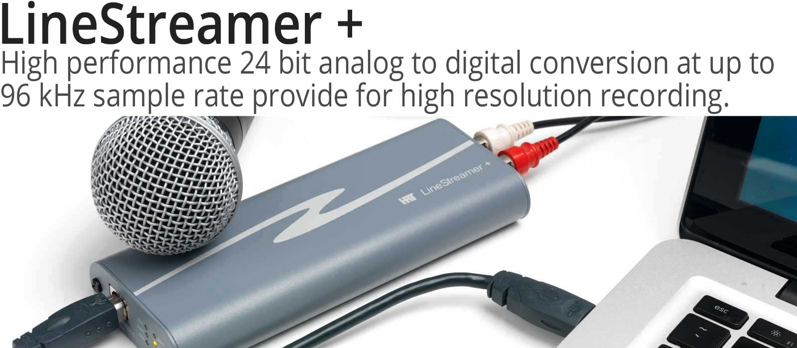 Convertitore D/A USB D/A HIGH RESOLUTION TECHNOLOGIES Line Streamer +