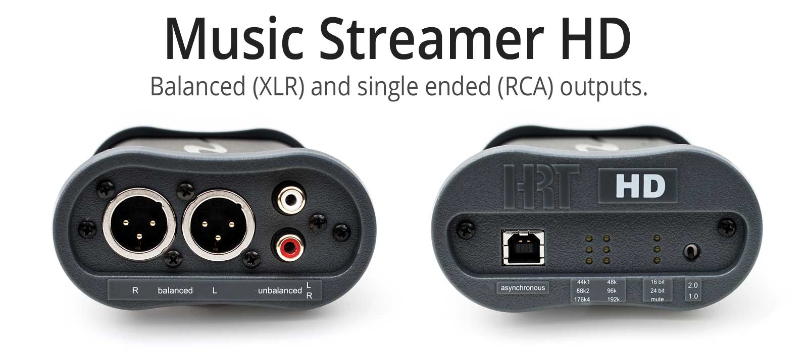 Convertitore D/A USB D/A HIGH RESOLUTION TECHNOLOGIES Music Streamer HD