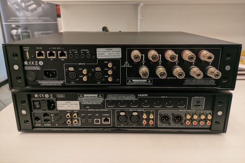 Classé Sigma SSP + AMP5 preamplificatore AV e finale 5 canali USATI