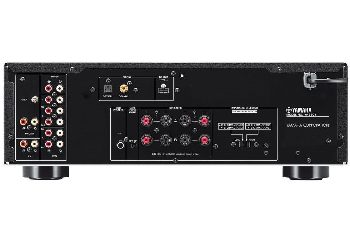 Yamaha A-S501 posteriore