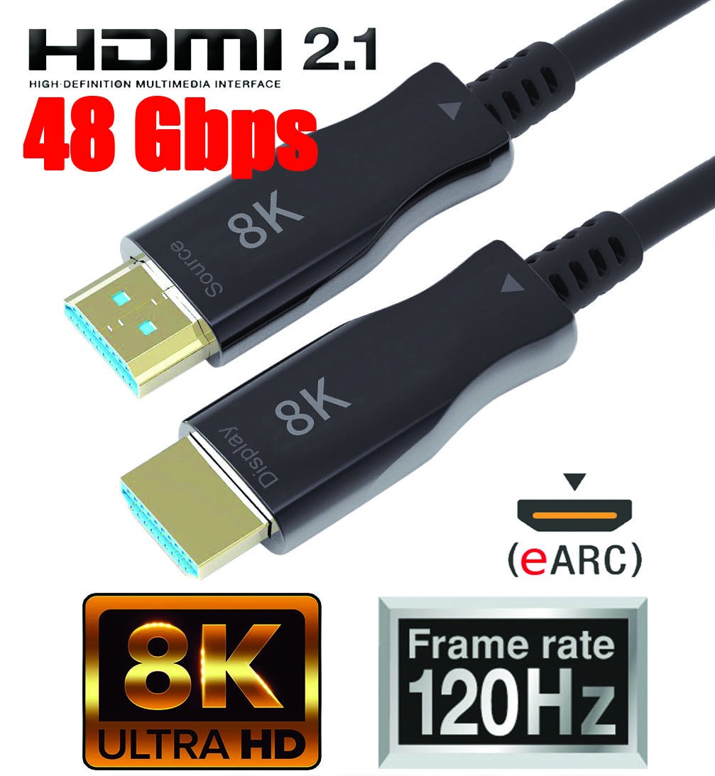 Cavo HDMI FIBRA OTTICA 8K HDR 4:4:4 60fps