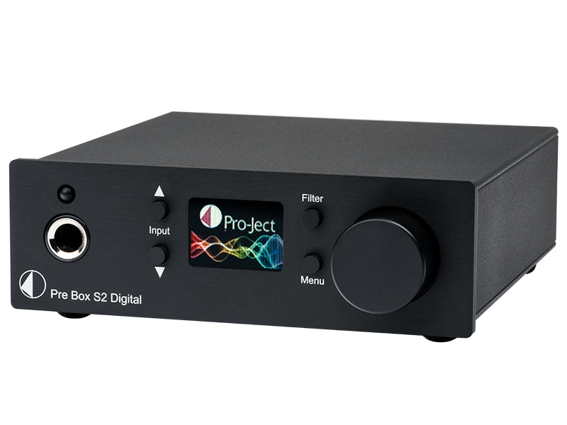 Pro-Ject Pre Box S2 Digital Preamplificatori Cuffia NERO