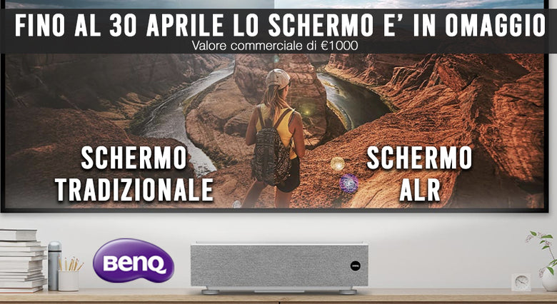 OFFERTA BENQ: Laser TV con Schermo ALR in omaggio!!