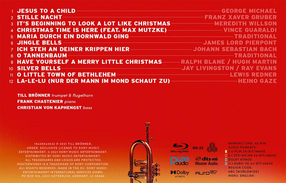 TILL BRÖNNER - Christmas Blu-ray Disc Pure audio + CD