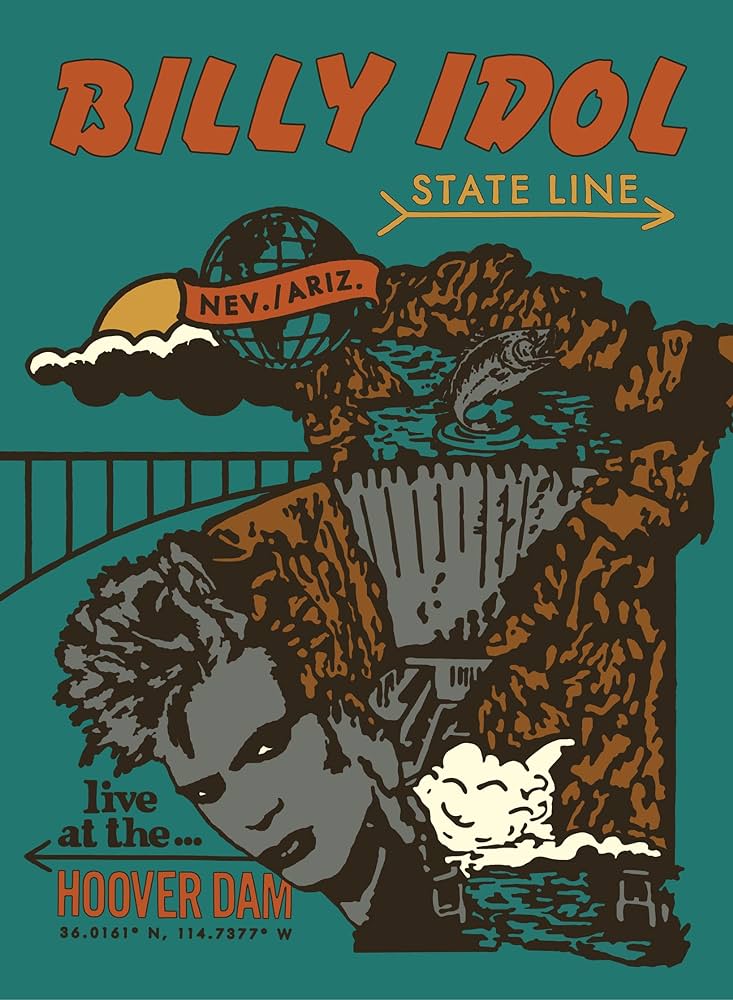 BILLY IDOL - STATE LINE: LIVE AT THE HOOVER DAM Blu-ray ATMOS