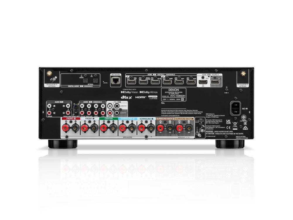 Denon AVC-X2850H amplificatore AV 7.2 canali