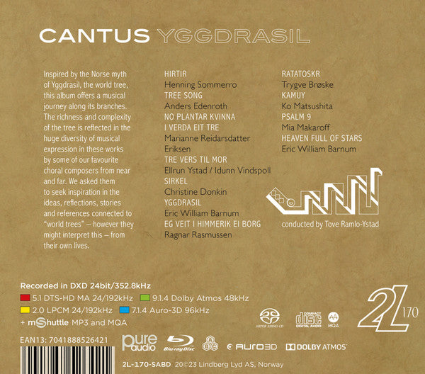 CANTUS - Yggdrasil Blu ray + Hybrid SACD