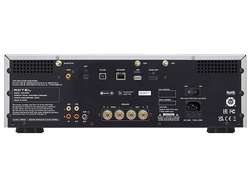 Rotel RAS-5000  Amplificatore con streamer di rete