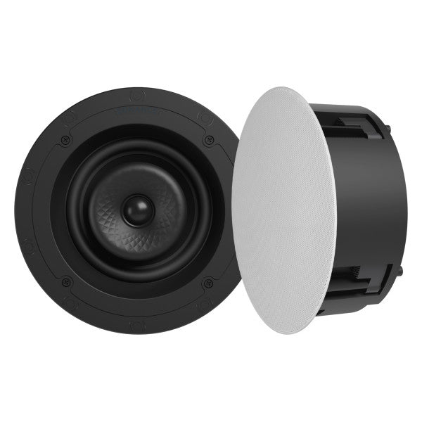 Sonance VX60R, diffusore da incasso a soffitto con griglia micro-trim bianca