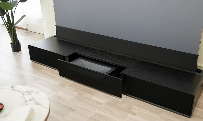 SHORE mobile Laser TV per schermo avvolgibile