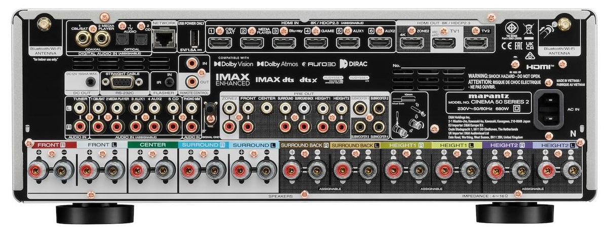 Marantz Cinema 50 Serie 2 amplificatore AV 9.4 canali