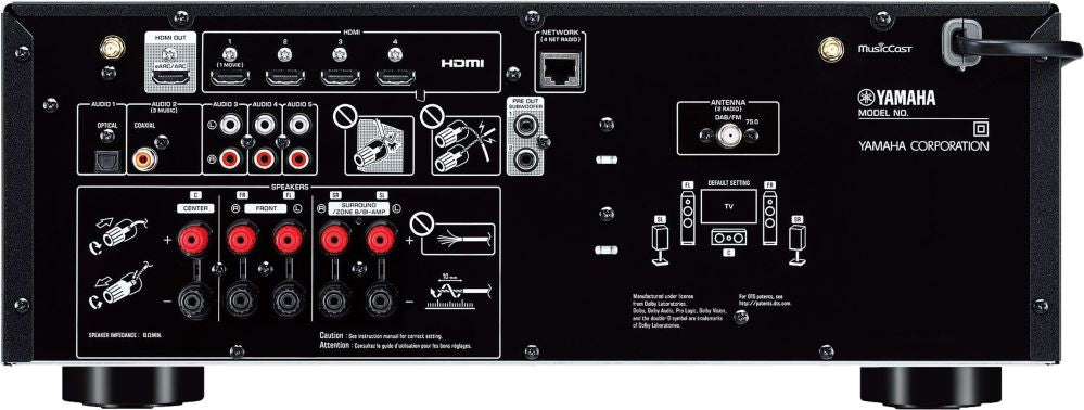 YAMAHA RX-V4A Sintoamplificatore Audio video 5.1 canali