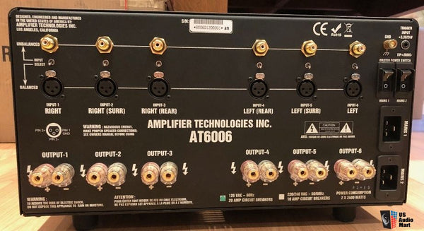 ATI AT 6006 Amplificatore finale a sei canali