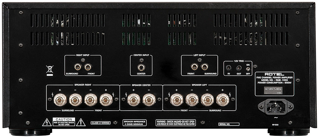 Rotel RMB-1555 Amplificatore Home Cinema 5 canali