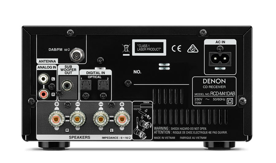 Denon RCD-M41DAB sintoamplificatore con CD