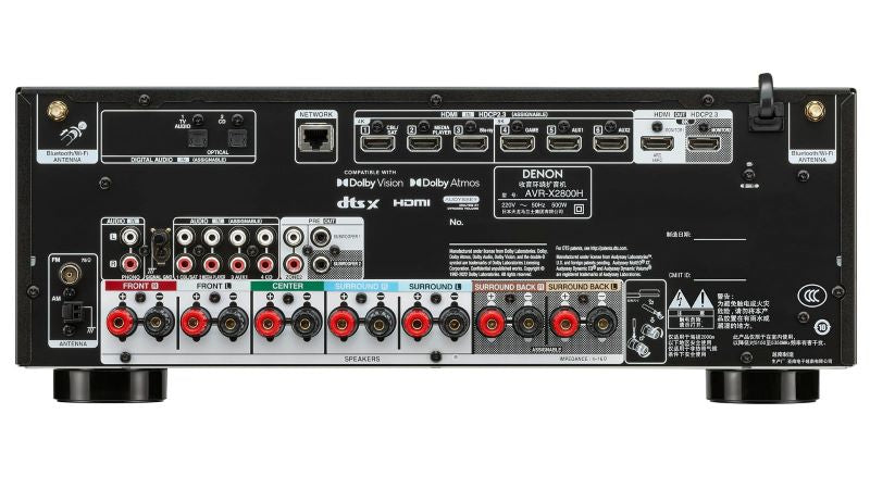 Denon AVR-X2800H DAB sintoamplificatore A/V 7.2 canali