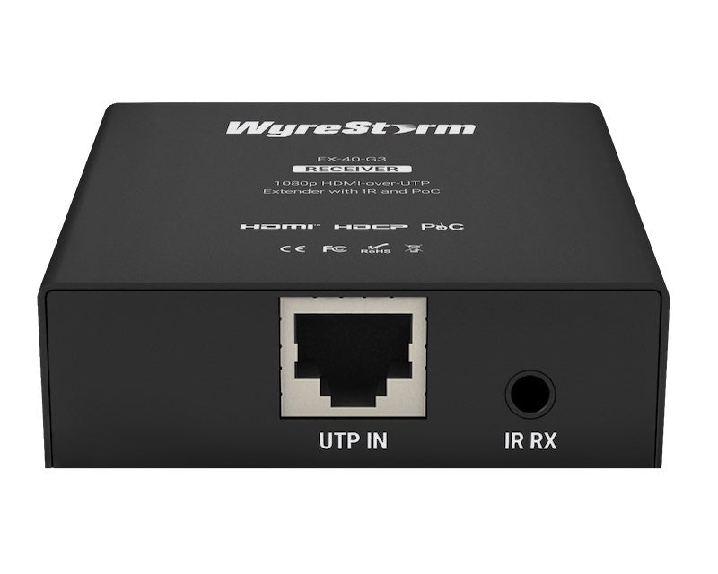 WYRESTORM EX-40-G3 Extender HDMI-over-UTP per segnali 1080p con IR e PoC