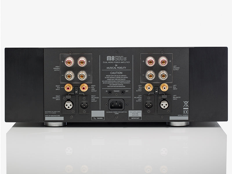 Musical Fidelity M8s 500s Finale di potenza stereo USATO