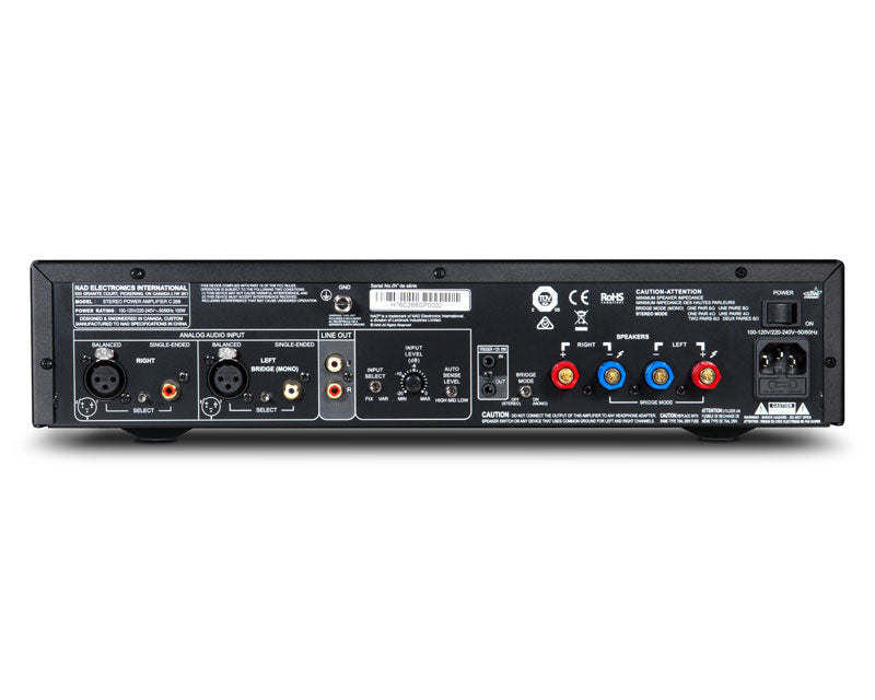 NAD C 268 Amplificatore finale stereo